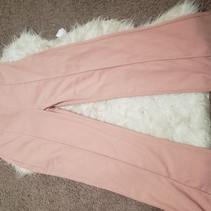 Fashion nova pink flair pants